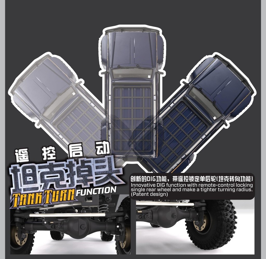 YIKONG YK4107 1/10 4WD RCクローラー 日産 NISSAN 人気ブランドからコーディネートを探す 新製品】YIKONG YK4107